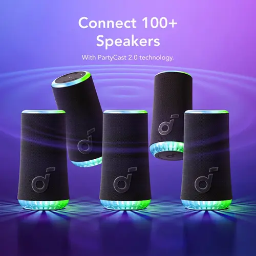 اسپیکر بلوتوثی قابل حمل انکر مدل Glow A3166011، تصویر 2