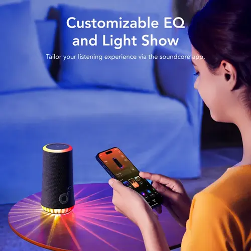 اسپیکر بلوتوثی قابل حمل انکر مدل Glow A3166011، تصویر 10