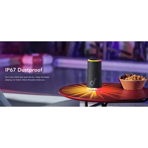 اسپیکر بلوتوثی قابل حمل انکر مدل Glow A3166011، تصویر 4