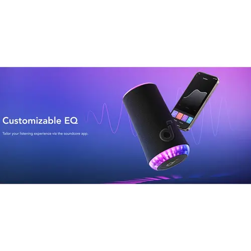 اسپیکر بلوتوثی قابل حمل انکر مدل Glow A3166011، تصویر 5