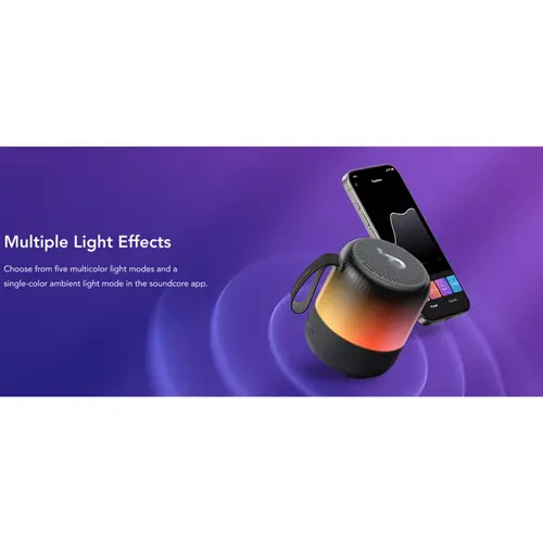 اسپیکر بلوتوثی قابل حمل انکر مدل Glow Mini A3136011، تصویر 2
