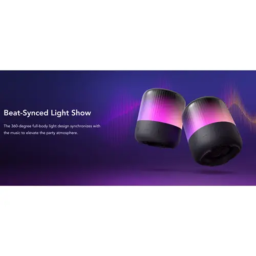 اسپیکر بلوتوثی قابل حمل انکر مدل Glow Mini A3136011، تصویر 3