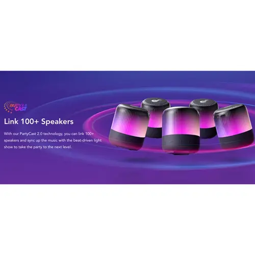 اسپیکر بلوتوثی قابل حمل انکر مدل Glow Mini A3136011، تصویر 4
