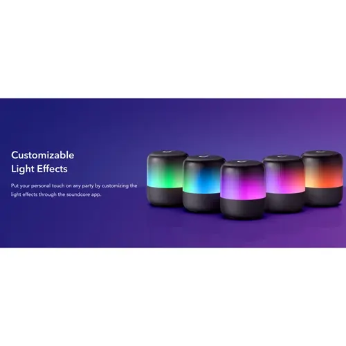 اسپیکر بلوتوثی قابل حمل انکر مدل Glow Mini A3136011، تصویر 7