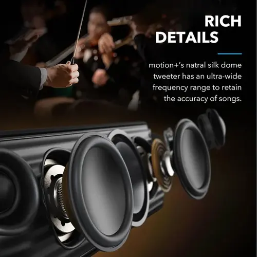 اسپیکر بلوتوثی قابل حمل انکر مدل SoundCore Motion Plus، تصویر 7