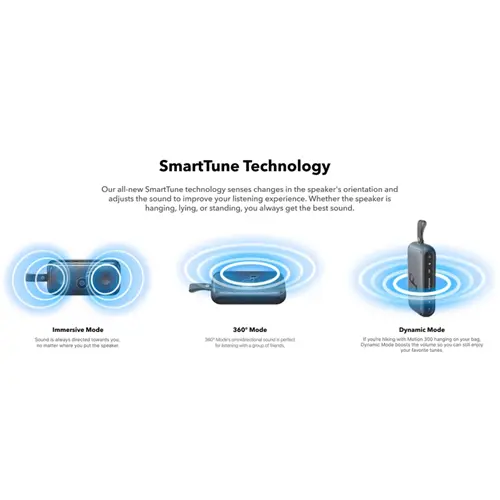 اسپیکر بلوتوثی قابل حمل انکر مدل Soundcore Motion 300 A3135011، تصویر 4