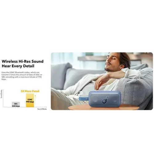 اسپیکر بلوتوثی قابل حمل انکر مدل Soundcore Motion 300 A3135011، تصویر 9