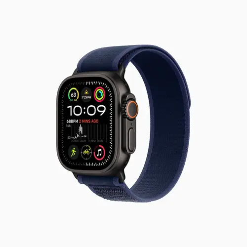 ساعت هوشمند 49 میلی‌متری اپل مدل Ultra 2 Black Titanium Case Trail Loop، تصویر 2
