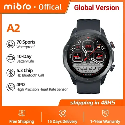 ساعت هوشمند 45 میلی‌متری میبرو مدل A2 XPAW015، تصویر 3