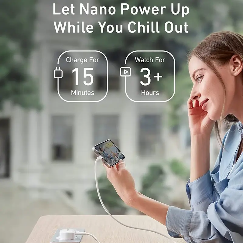 شارژر دیواری انکر مدل PowerPort III Nano-20W Fast Charger، تصویر 4