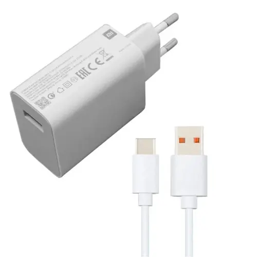 شارژر دیواری مدل 33w super fast به همراه کابل تایپ سی