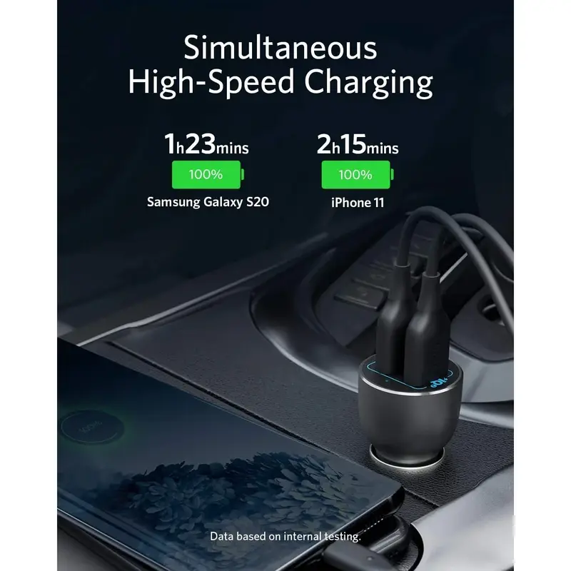 شارژر فندکی 36 وات انکر مدل PowerDrive 3 A2729، تصویر 4