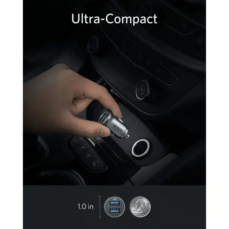 شارژر فندکی انکر مدل A2727 Powerdrive2 Alloy، تصویر 3