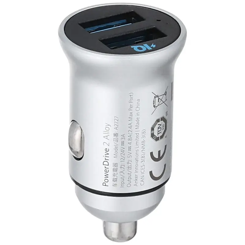 شارژر فندکی انکر مدل A2727 Powerdrive2 Alloy، تصویر 4