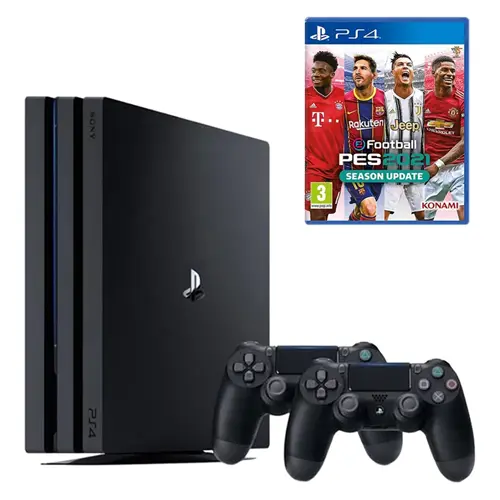 مجموعه کنسول بازی سونی مدل Playstation 4 Pro ریجن 2 کد CUH-7216B ظرفیت 1 ترابایت