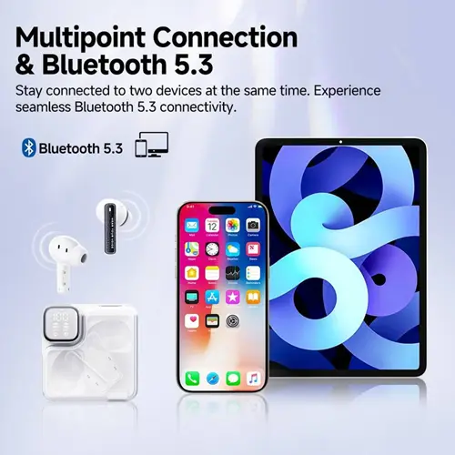 هدفون بلوتوثی کیو سی وای مدل MeloBuds Neo، تصویر 7