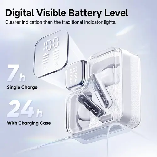 هدفون بلوتوثی کیو سی وای مدل MeloBuds Neo، تصویر 10