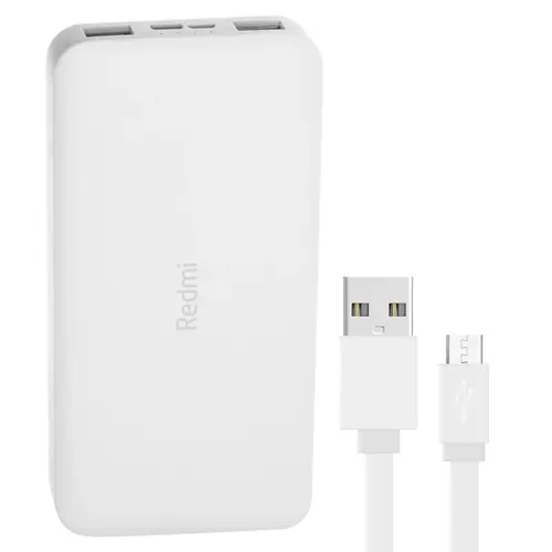 پاوربانک شیائومی 10 وات مدل Redmi ظرفیت 10000 میلی آمپر ساعت