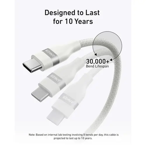 کابل شارژ تایپ سی به تایپ سی انکر مدل A82E2، تصویر 4