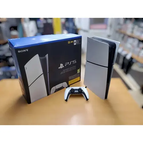 کنسول بازی سونی مدل PlayStation 5 Slim Digital Edition ظرفیت 1 ترابایت ریجن 2016B اروپا به همراه دسته اضافی و پایه شارژر، تصویر 10