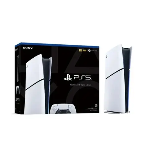 کنسول بازی سونی مدل PlayStation 5 Slim Digital Edition ظرفیت 1 ترابایت ریجن 2016B اروپا به همراه دسته اضافی و پایه شارژر، تصویر 6