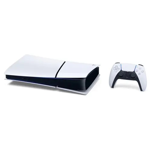 کنسول بازی سونی مدل PlayStation 5 Slim Digital Edition ظرفیت 1 ترابایت ریجن 2016B اروپا به همراه دسته اضافی و پایه شارژر، تصویر 2