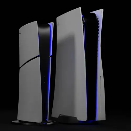 کنسول بازی سونی مدل PlayStation 5 Slim Digital Edition ظرفیت 1 ترابایت ریجن 2016B اروپا به همراه دسته اضافی و پایه شارژر، تصویر 11