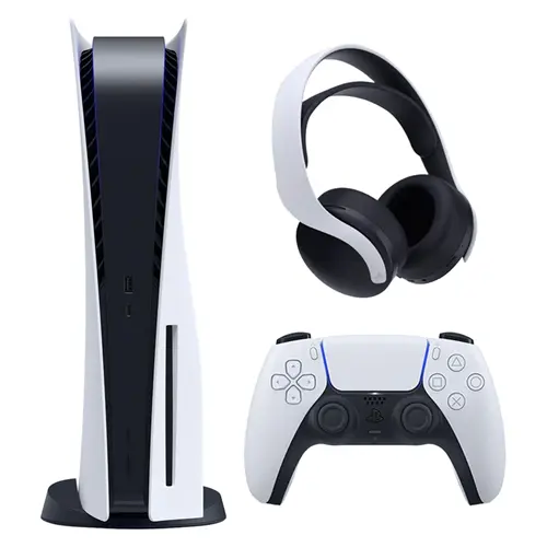 کنسول بازی سونی مدل PlayStation 5 ظرفیت 825 گیگابایت ریجن 1218 آسیا به همراه هدست