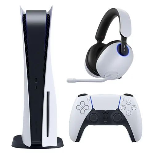 کنسول بازی سونی مدل PlayStation 5 Slim ظرفیت یک ترابایت ریجن 2016A اروپا به همراه هدست