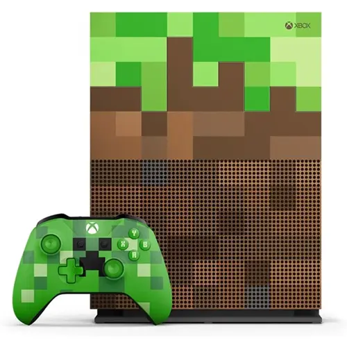 کنسول بازی مایکروسافت مدل Xbox One S Minecraft Limited Edition، تصویر 2