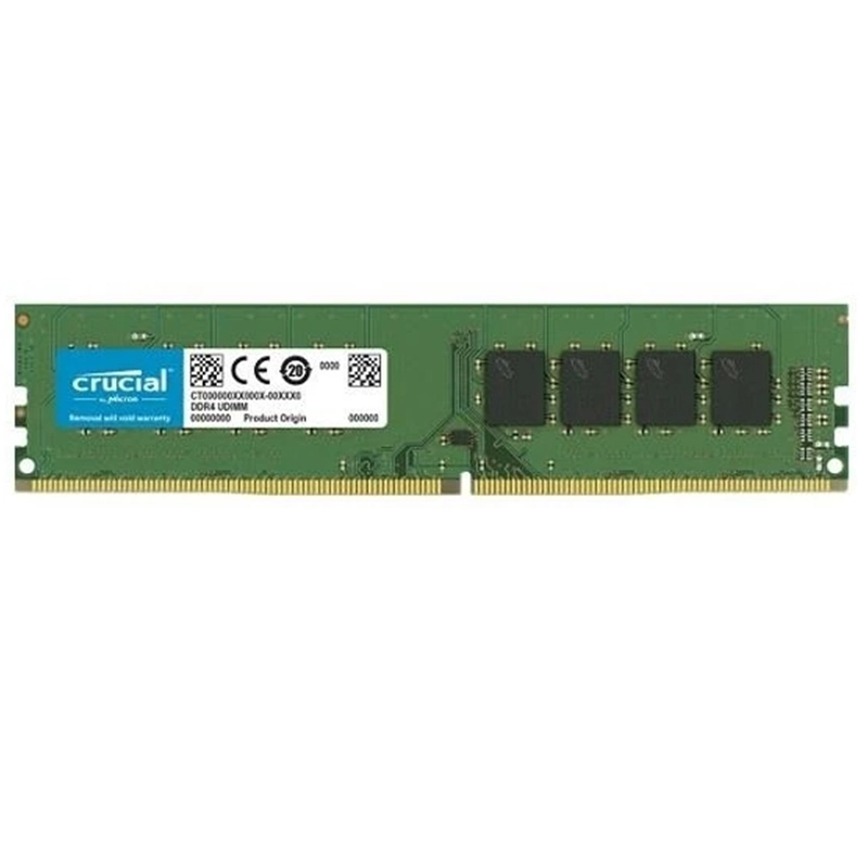 رم دسکتاپ DDR4 تک کاناله 3200 مگاهرتز CL22 کروشیال مدل PC4-25600 ظرفیت 16 گیگابایت