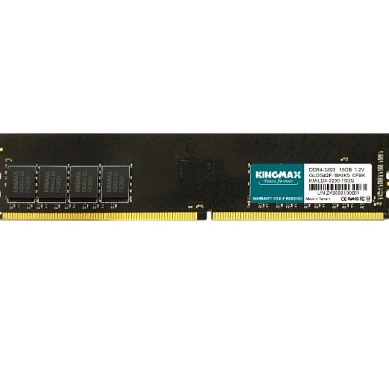 رم دسکتاپ DDR4 تک کاناله 3200 مگاهرتز کینگ مکس مدل GLOH22F-28KHK5 ظرفیت 16 گیگابایت