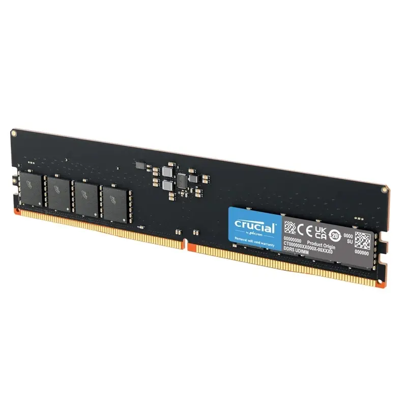 رم دسکتاپ DDR5 تک کاناله 4800 مگاهرتز CL40 کروشیال مدل CT8 ظرفیت 8 گیگابایت، تصویر 2