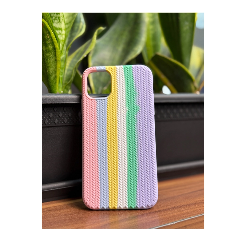 قاب سیلیکونی اورجینال مدل بافتی مناسب برای گوشی iphone 11، تصویر 2