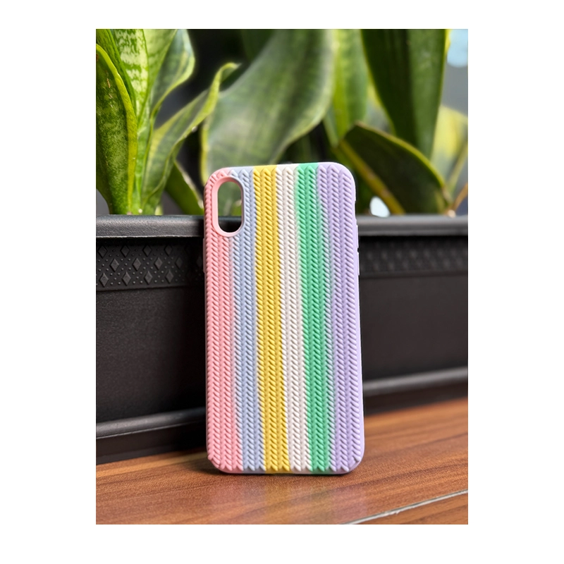 قاب سیلیکونی اورجینال مدل بافتی مناسب برای گوشی iphone X/XS، تصویر 2