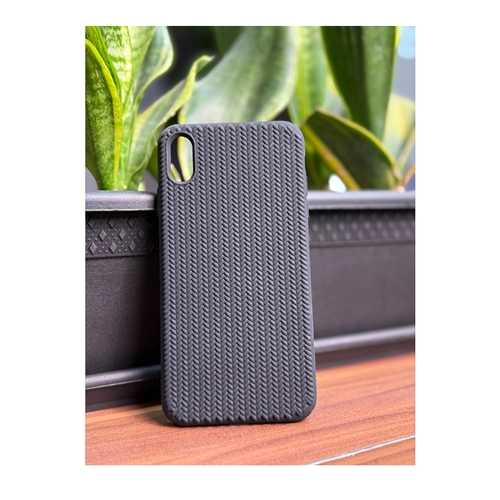 قاب سیلیکونی مدل بافتی مناسب برای گوشی iphone XS Max