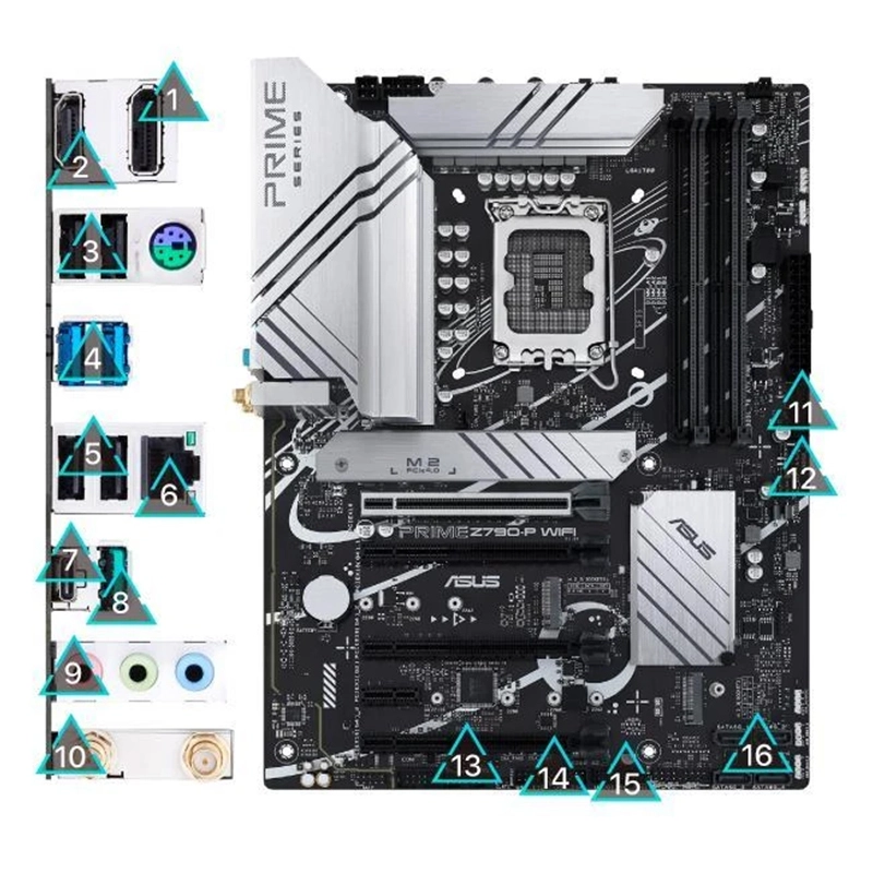 مادربرد ایسوس مدل PRIME Z790-P، تصویر 5