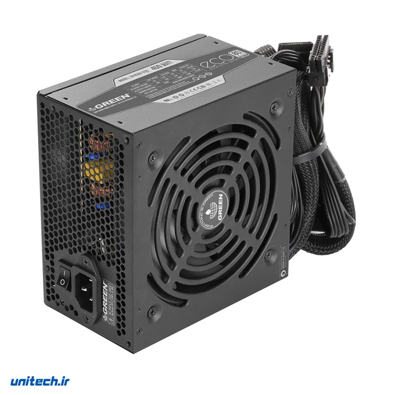 منبع تغذیه کامپیوتر گرین مدل GP600A-ECO Rev3.1، تصویر 3