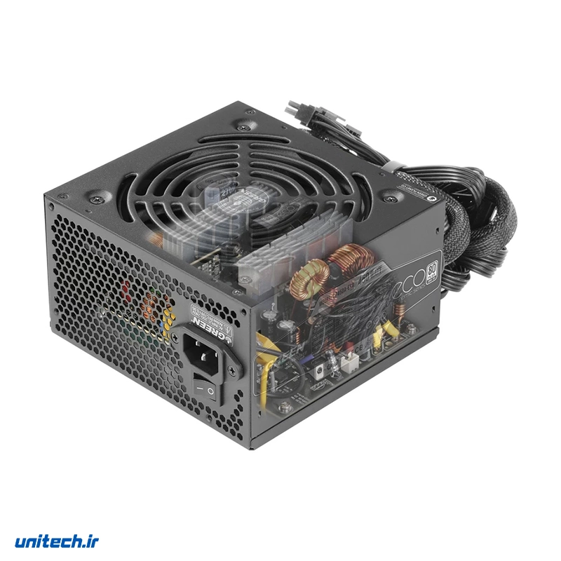 منبع تغذیه کامپیوتر گرین مدل GP600A-ECO Rev3.1، تصویر 4
