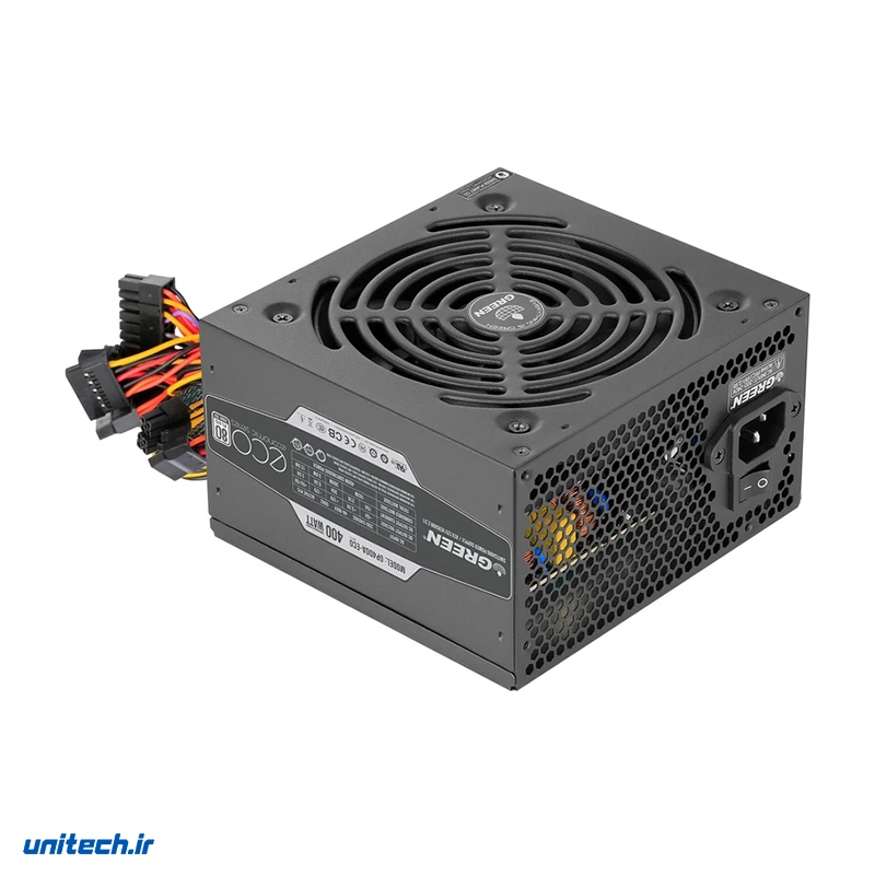 منبع تغذیه گرین مدل GP400A-ECO Rev3.1، تصویر 3