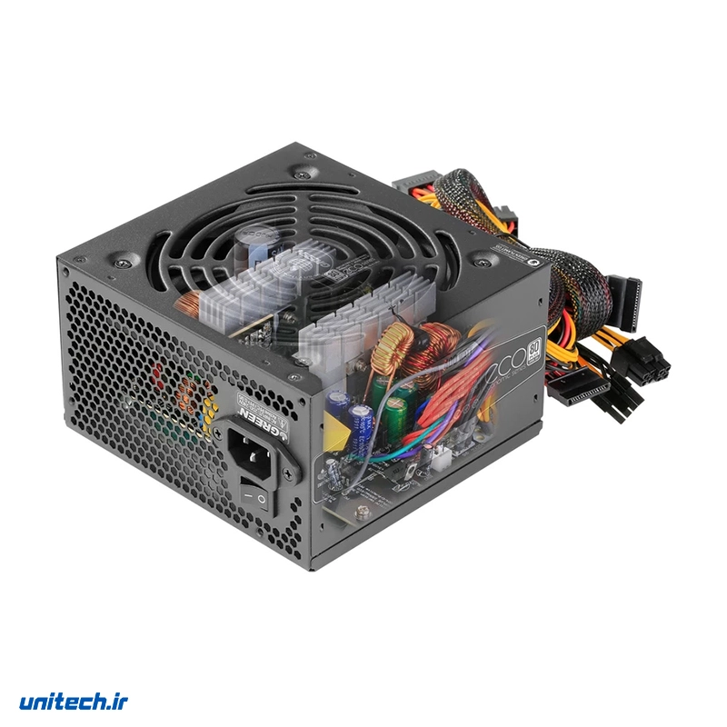منبع تغذیه گرین مدل GP400A-ECO Rev3.1، تصویر 4