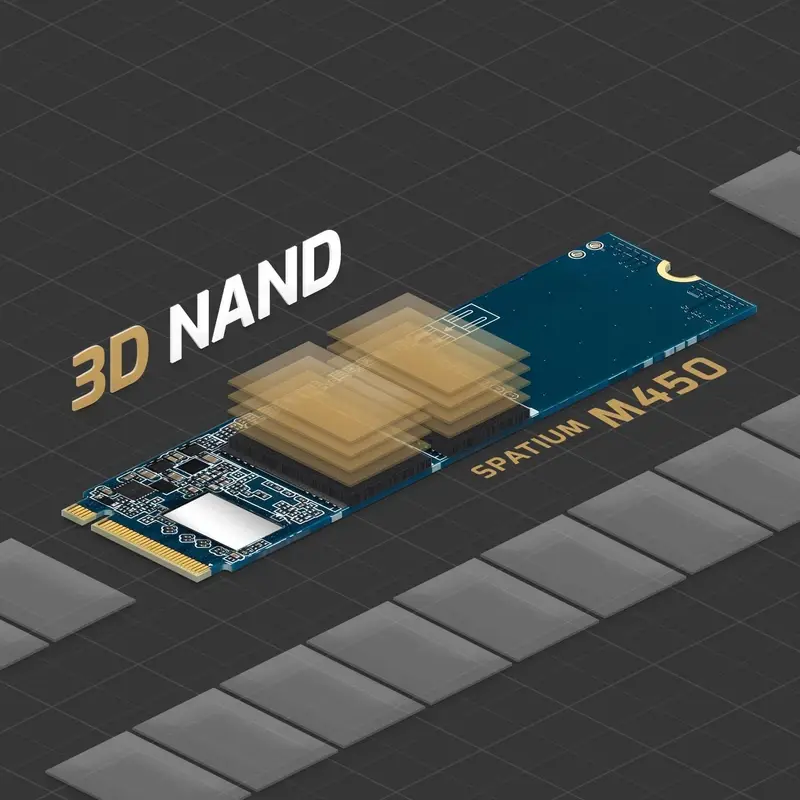 هارد اس اس دی اینترنال PCIe 4.0 ام اس آی مدل SPATIUM M450 PCIe 4.0 NVMe M.2 ظرفیت 500 گیگابایت، تصویر 6
