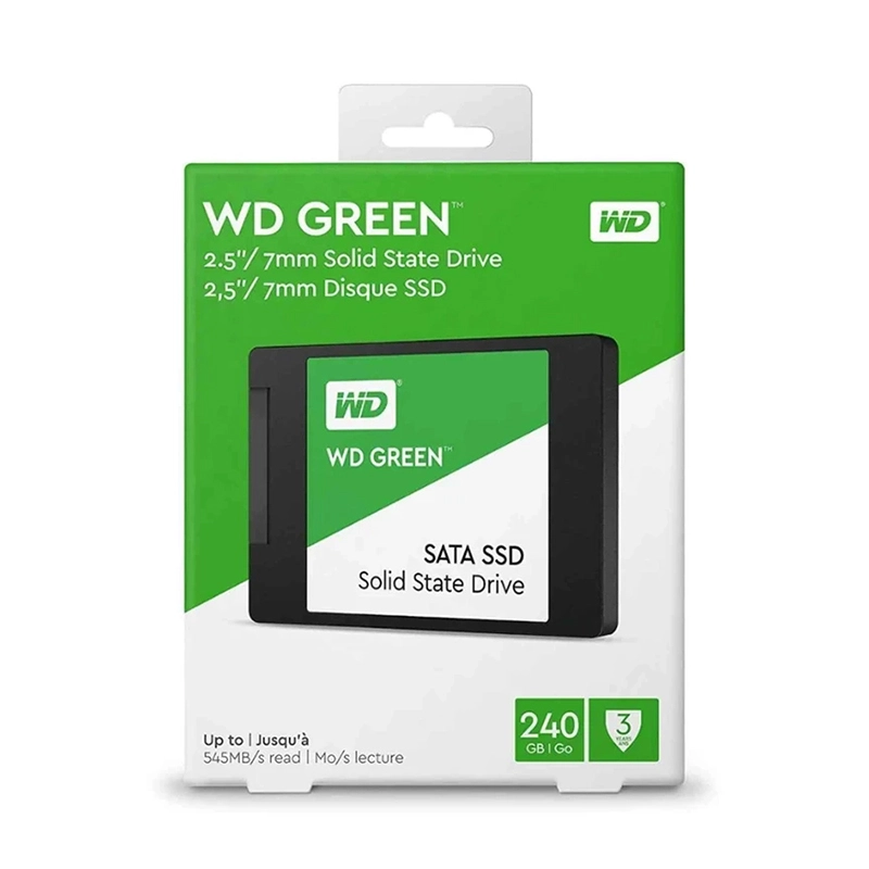 هارد اس اس دی اینترنال وسترن دیجیتال مدل Green ظرفیت 240 گیگابایت، تصویر 3