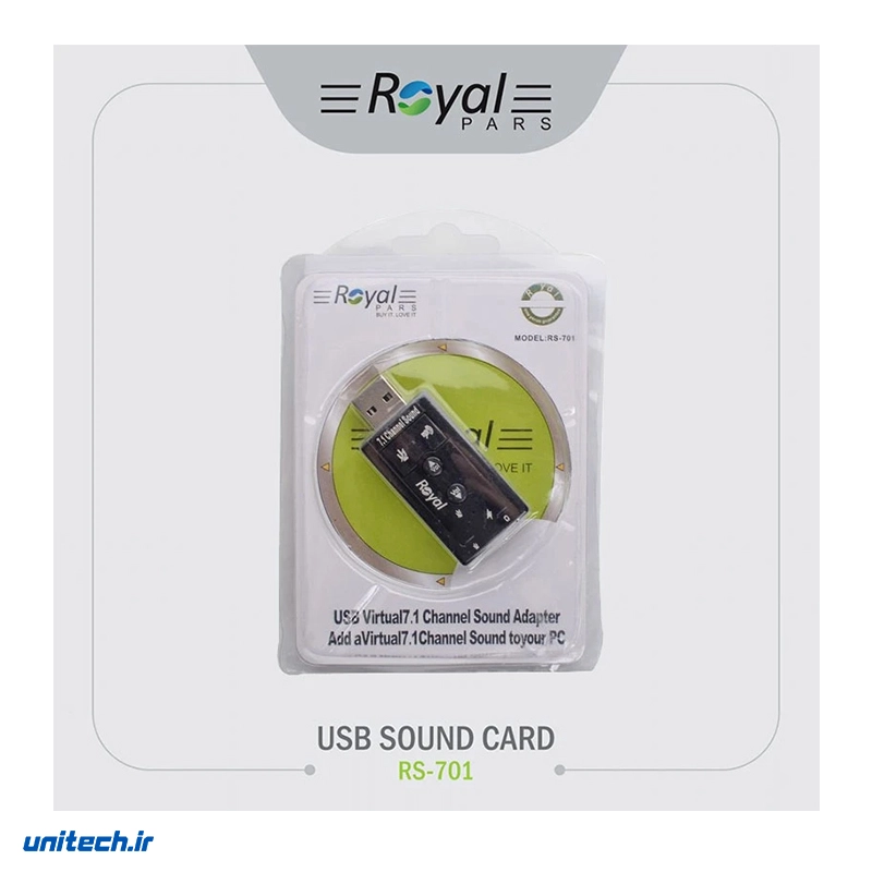 کارت صدا رویال مدل RS-701، تصویر 2