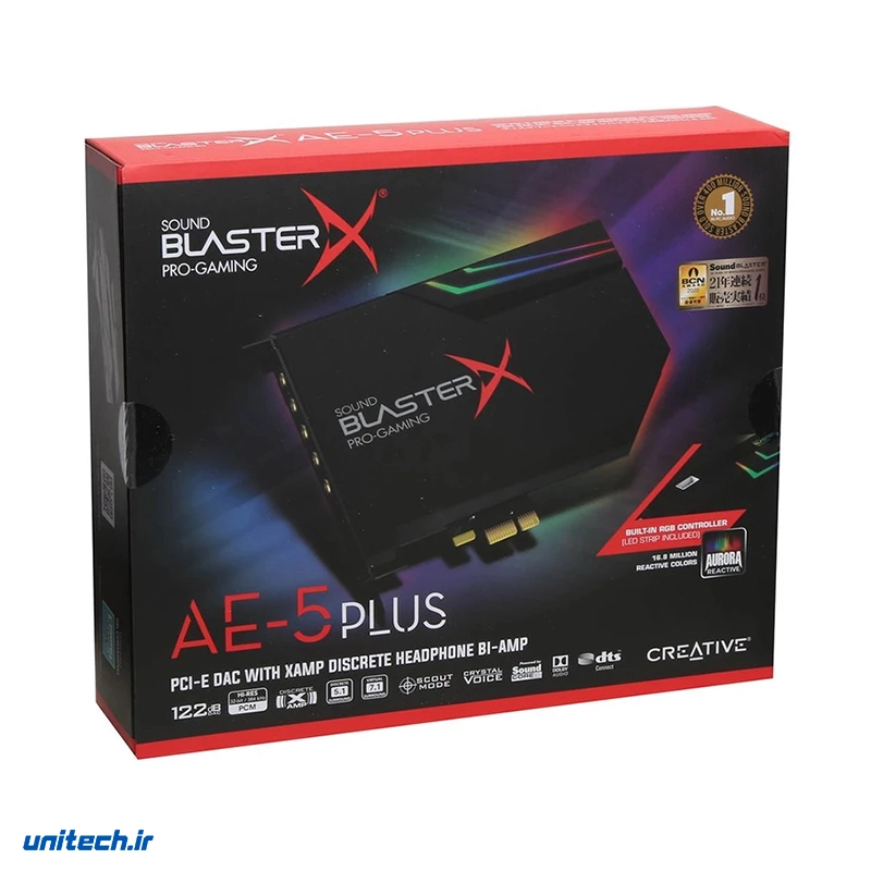 کارت صدا کریتیو مدل Sound BlasterX AE5-Plus، تصویر 8