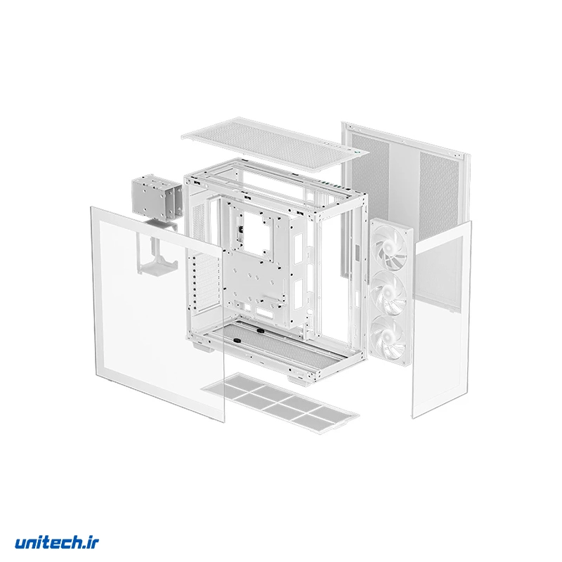 کیس کامپیوتر دیپ کول مدل CH780 WH، تصویر 10