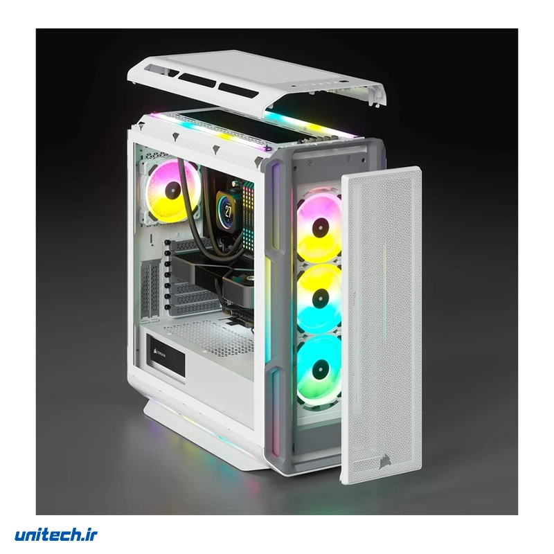 کیس کامپیوتر کورسیر مدل iCUE 5000T RGB WH، تصویر 5