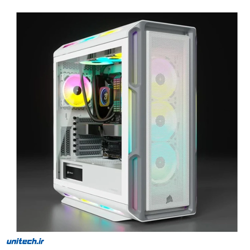 کیس کامپیوتر کورسیر مدل iCUE 5000T RGB WH، تصویر 6