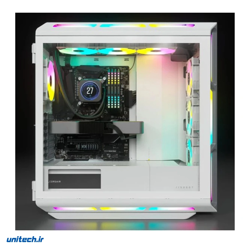 کیس کامپیوتر کورسیر مدل iCUE 5000T RGB WH، تصویر 7