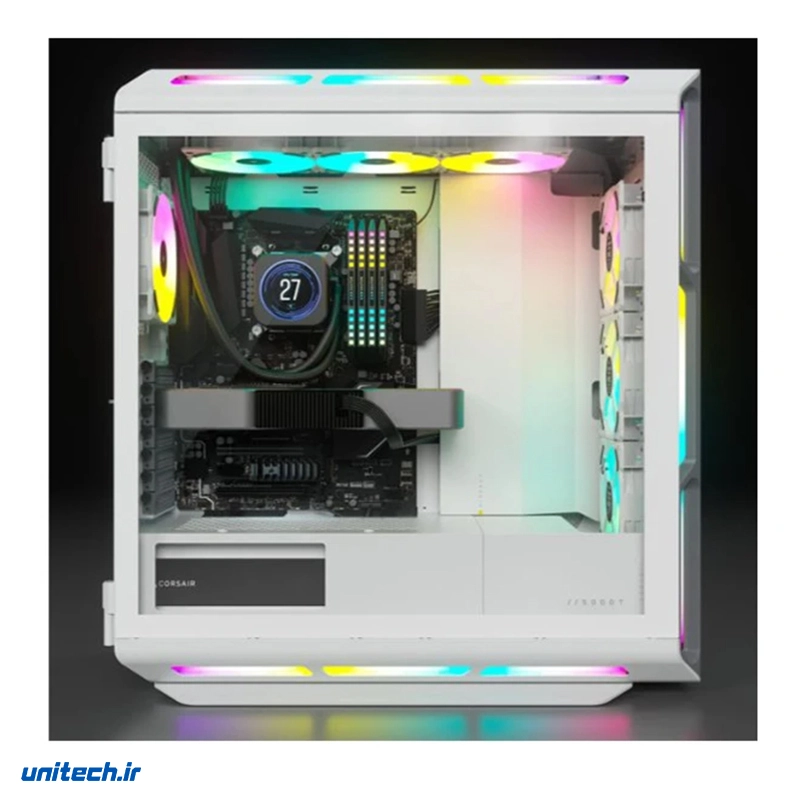 کیس کامپیوتر کورسیر مدل iCUE 5000T RGB WH، تصویر 8